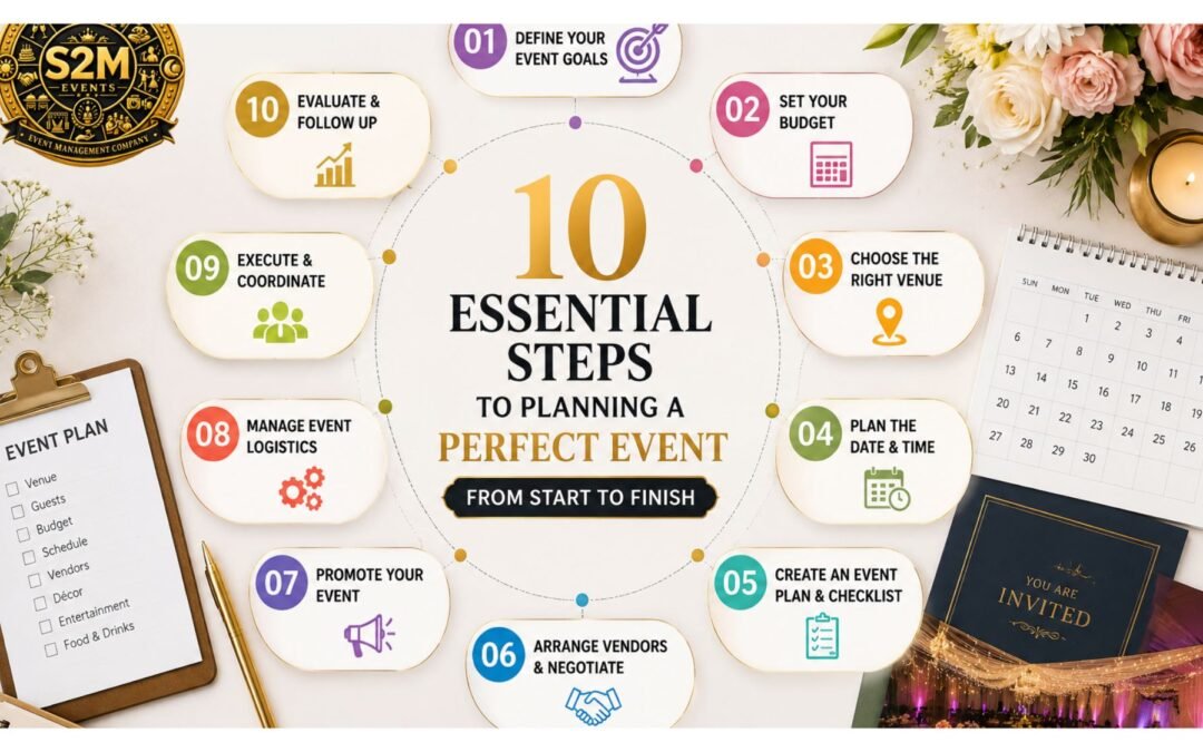 10 Essential Steps to Planning a Perfect Event from Start to Finish