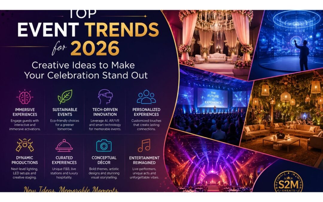 Top Event Trends for 2026: Creative Ideas to Make Your Celebration Stand Out